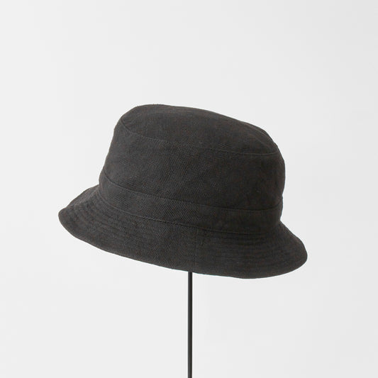 bucket hat / linen canvas washed