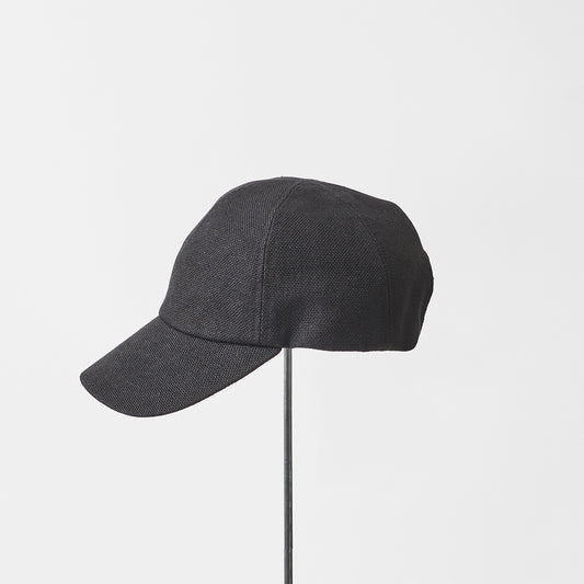 linen canvas trainer cap side view